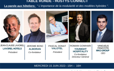 Table ronde Hostys Connect – La parole aux hôteliers